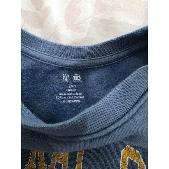 Boys Gap Crewneck Sweatshirt size 3 years Flash Central City Track baby Gap - Picture 3 of 4